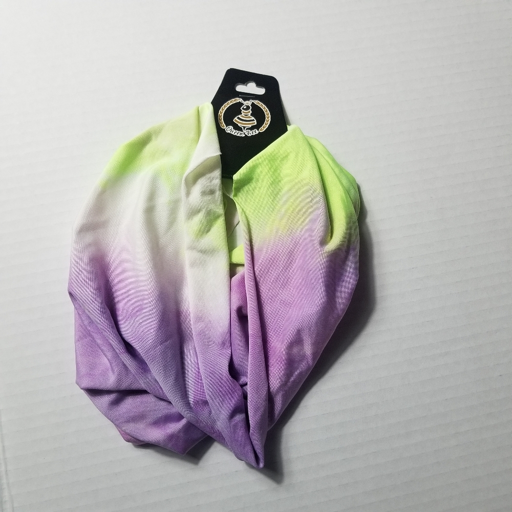 NWT QUEEN BEE TIE DYE MULTI USE SEALED BANDANA